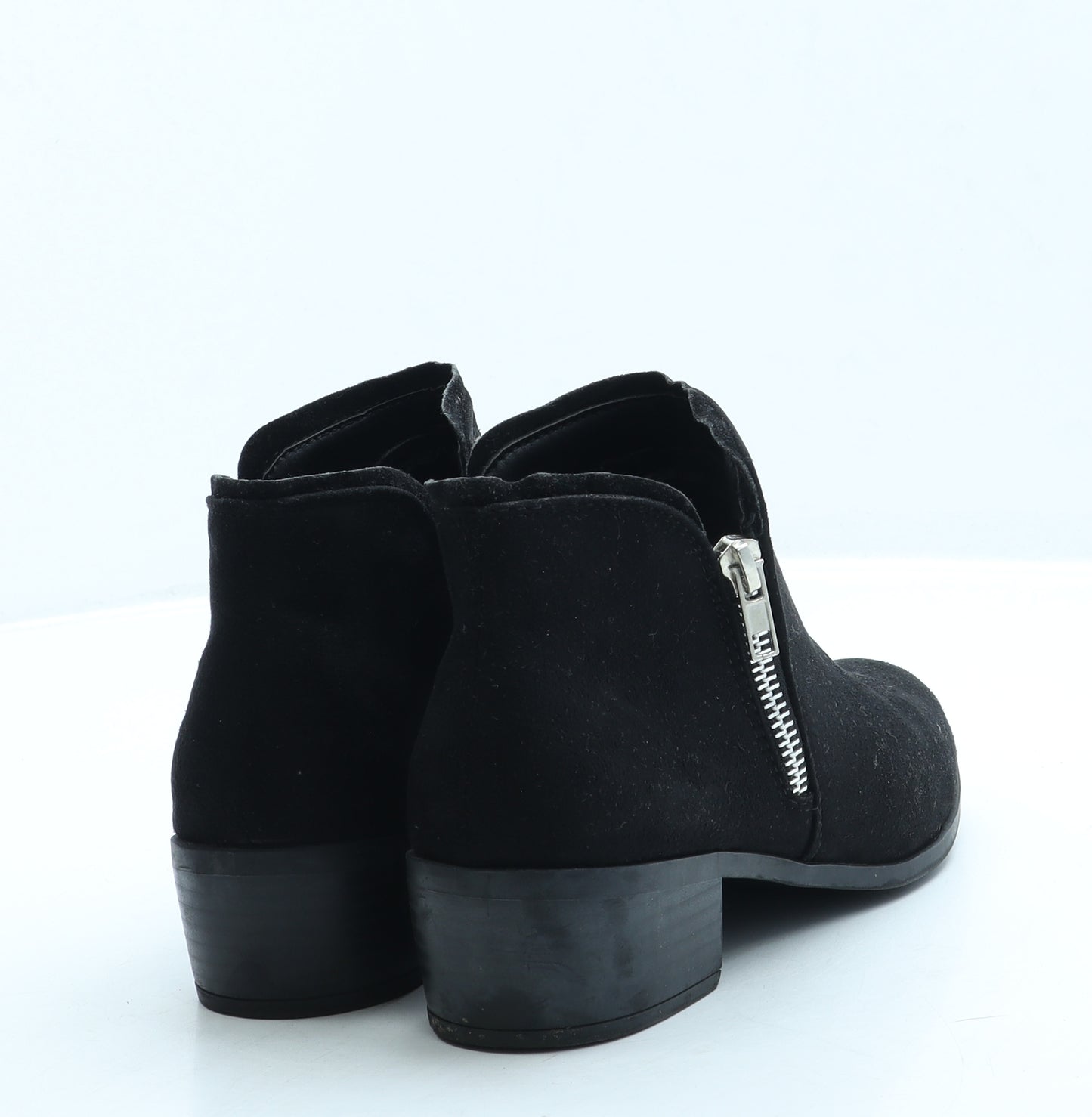 Papaya Womens Black Suede Chelsea Boot UK 4 37