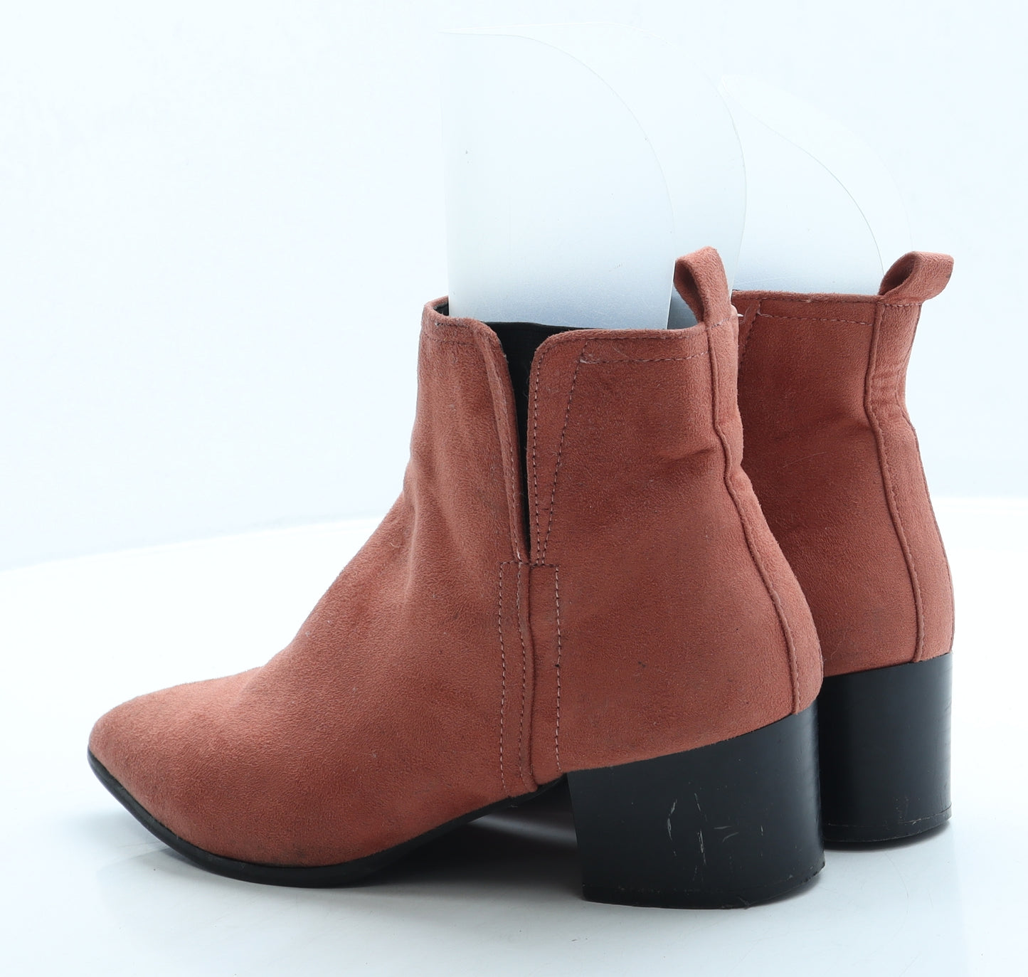 Missguided Womens Orange Suede Chelsea Boot UK 6 39