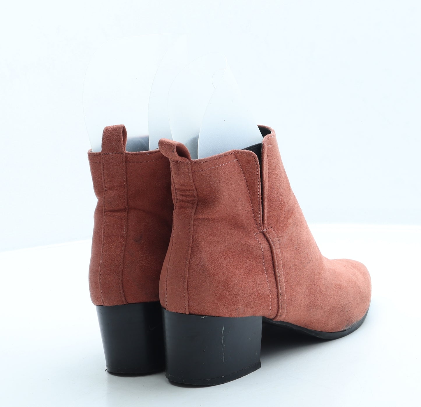 Missguided Womens Orange Suede Chelsea Boot UK 6 39