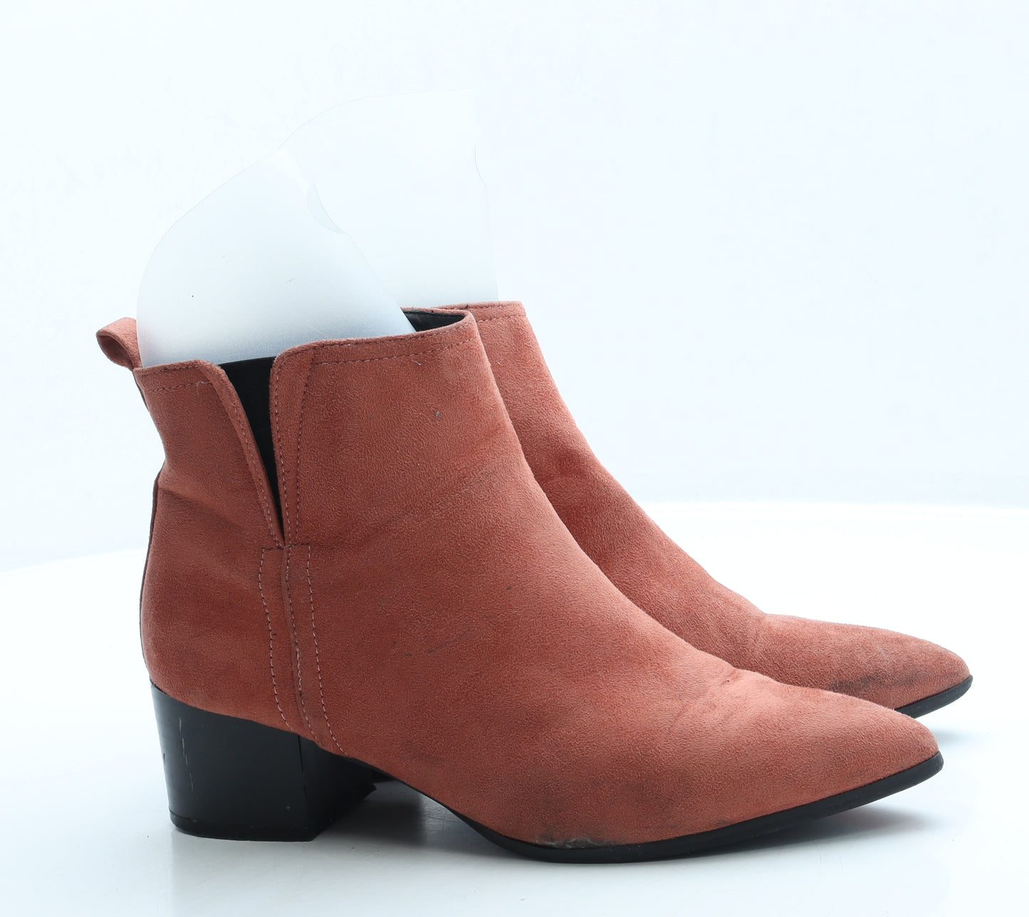 Missguided Womens Orange Suede Chelsea Boot UK 6 39