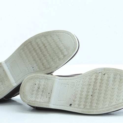 Cedar Wood State Mens Brown Leather Boat Shoe Casual UK 8 42