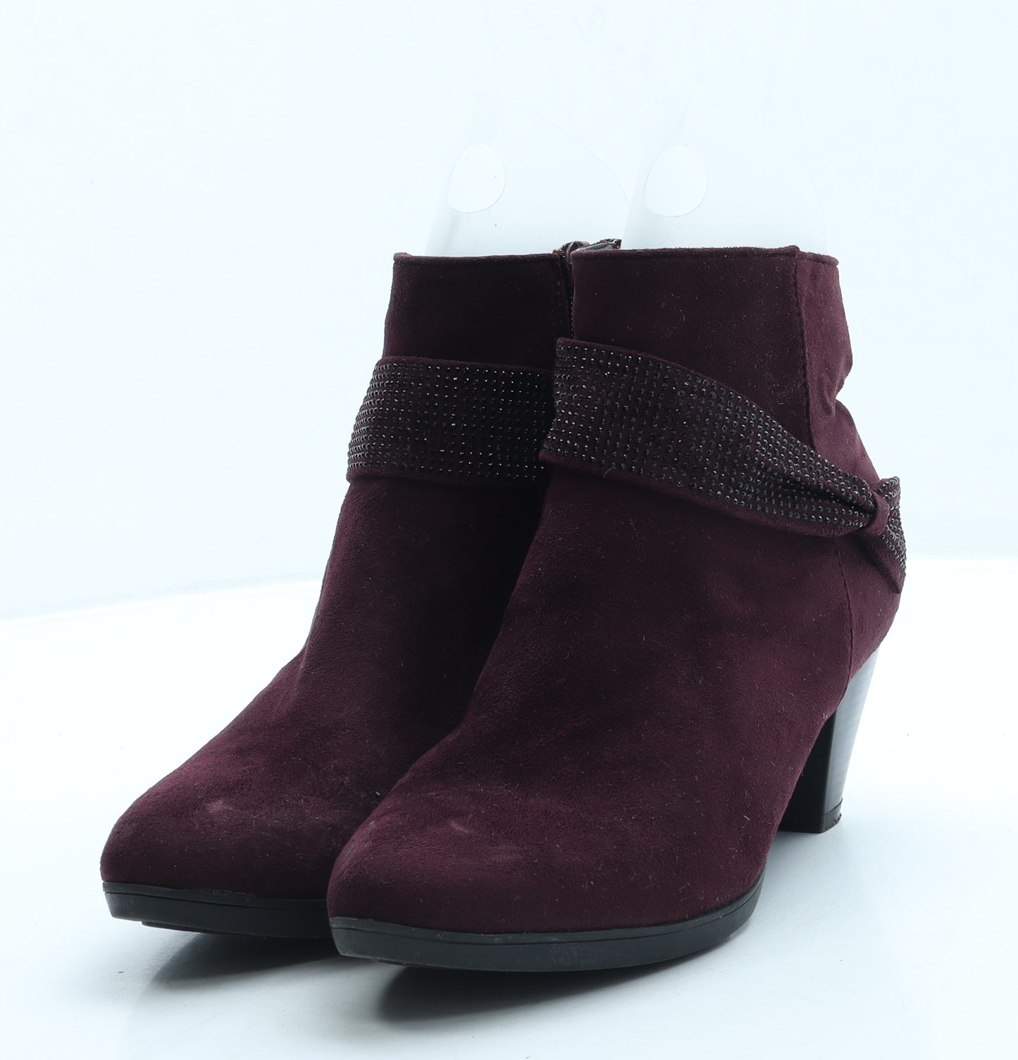 Nature's Own Womens Purple Suede Bootie Boot UK 5 38