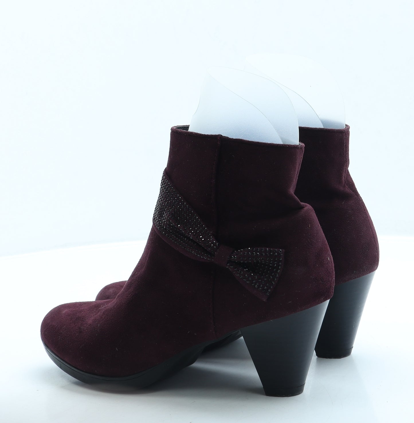 Nature's Own Womens Purple Suede Bootie Boot UK 5 38