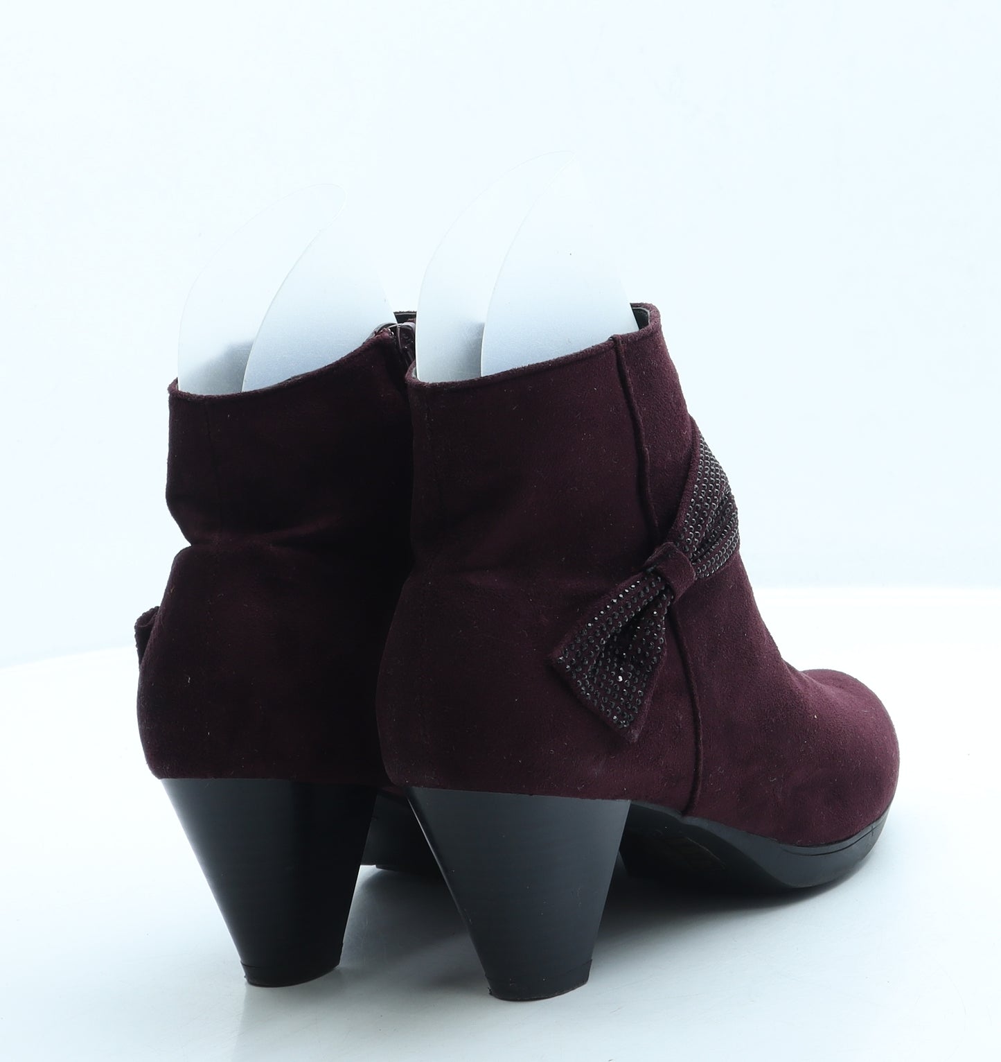 Nature's Own Womens Purple Suede Bootie Boot UK 5 38