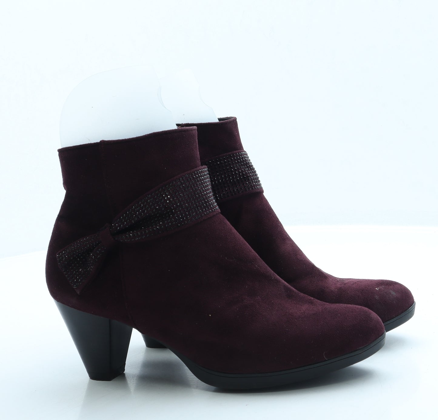 Nature's Own Womens Purple Suede Bootie Boot UK 5 38