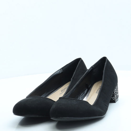 George Womens Black Suede Court Heel UK 7 41