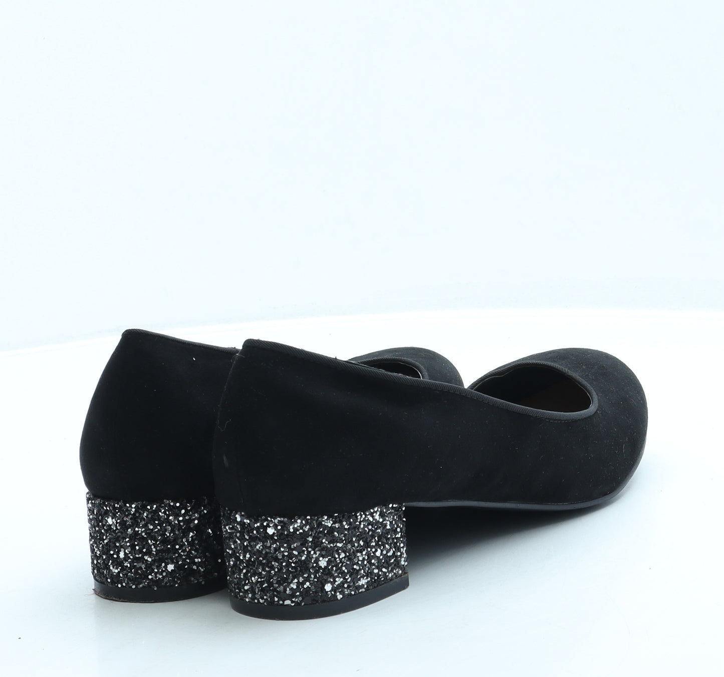 George Womens Black Suede Court Heel UK 7 41