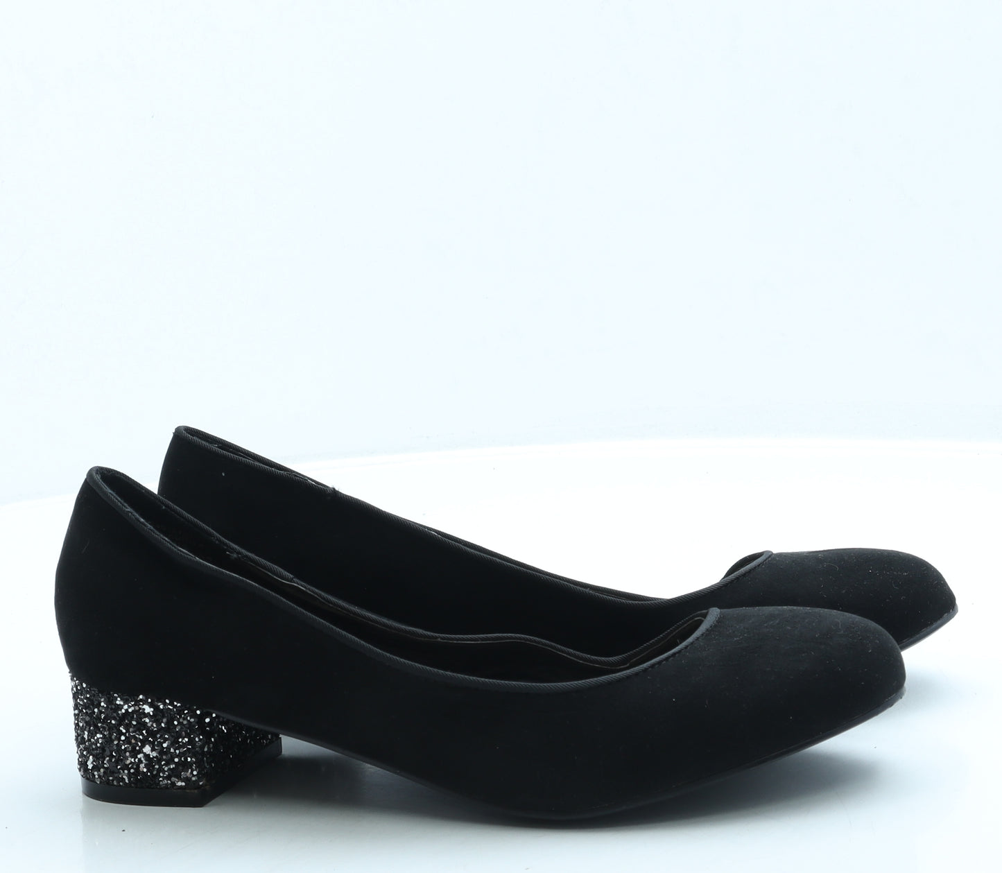 George Womens Black Suede Court Heel UK 7 41