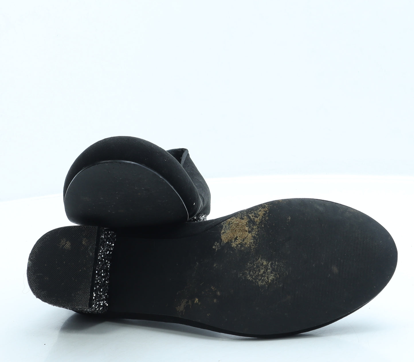 George Womens Black Suede Court Heel UK 7 41