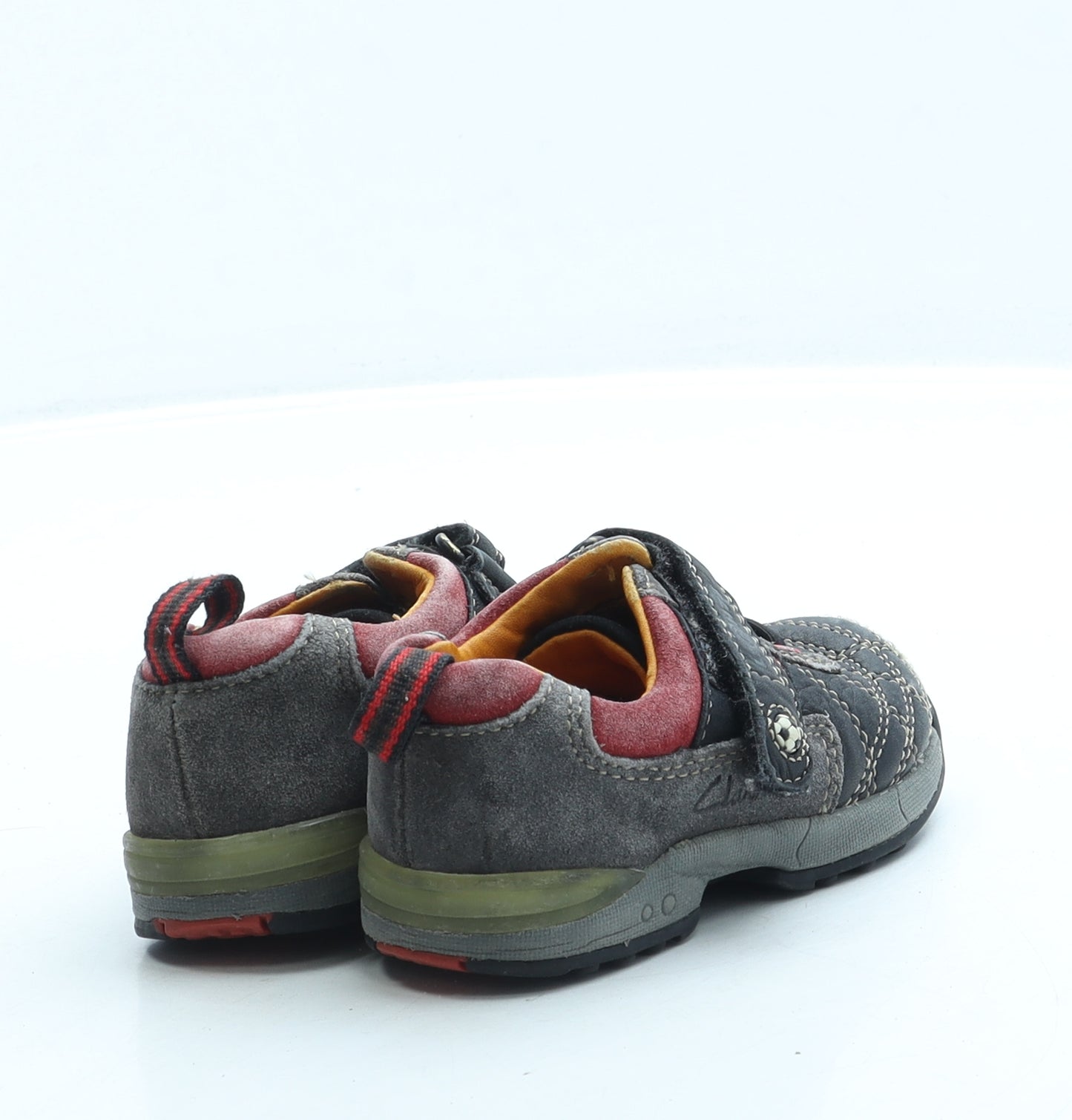 Clarks Boys Black Polyester Trainer UK 4.5 - Football