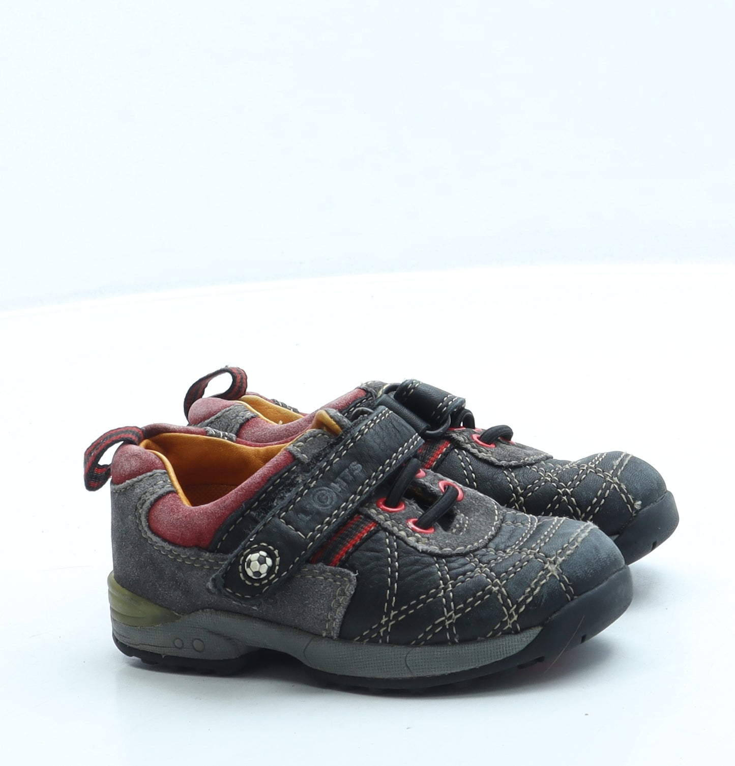 Clarks Boys Black Polyester Trainer UK 4.5 - Football