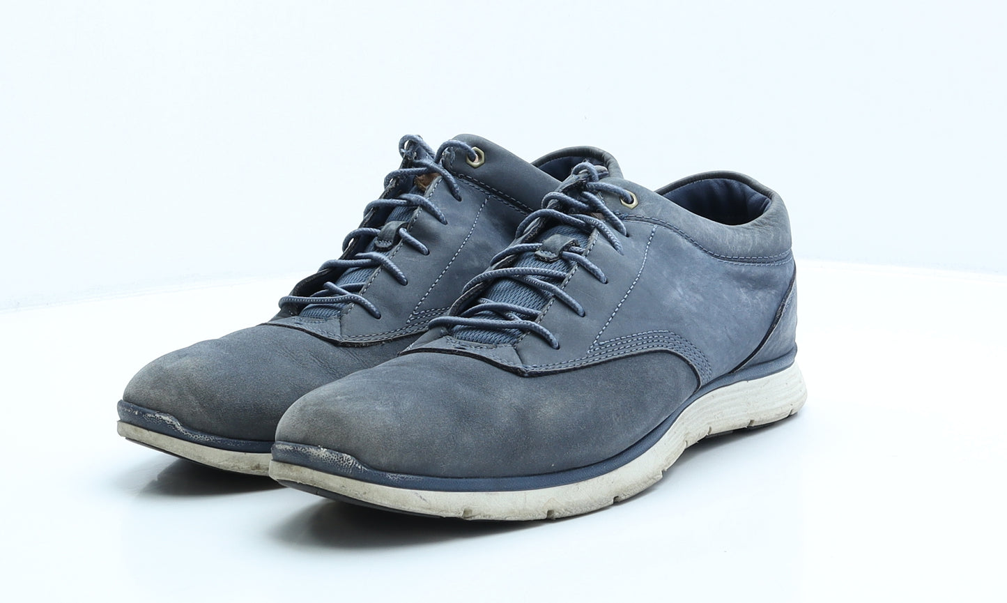 Timberland Mens Blue Leather Trainer UK 10 44.5 US 10.5