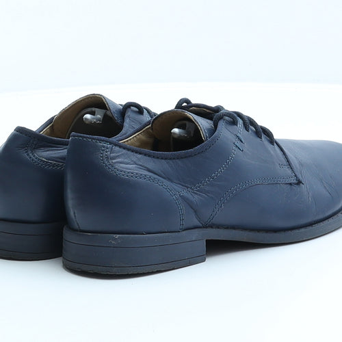 Lasocki Boys Blue Leather Derby Dress UK 2 34