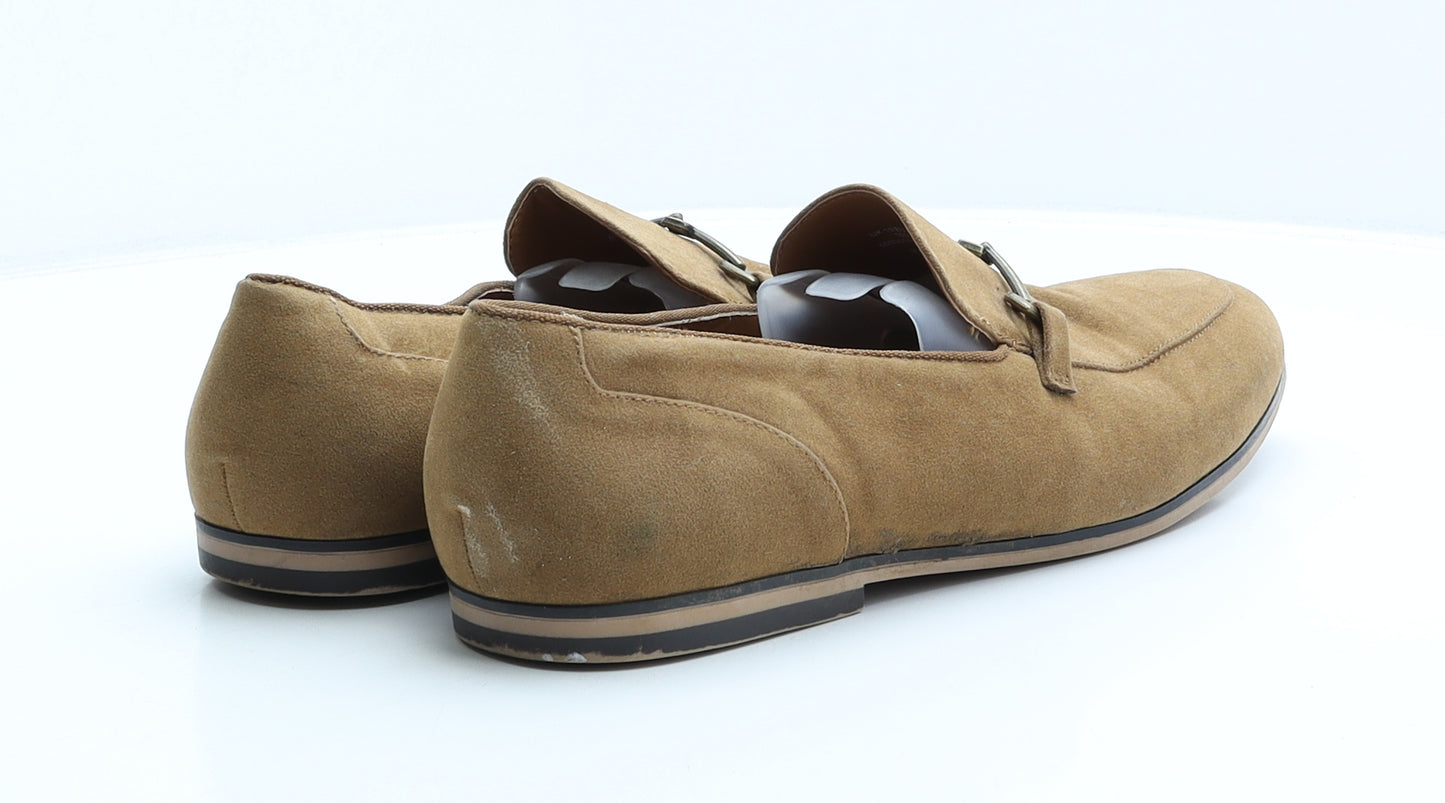 ASOS Mens Brown Polyester Loafer Casual UK 10