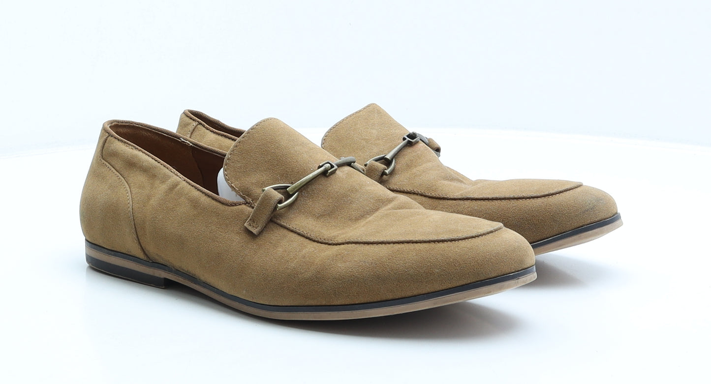 ASOS Mens Brown Polyester Loafer Casual UK 10