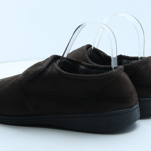 The Slipper company Mens Brown Suede Loafer Slipper UK 10 - House Slippers