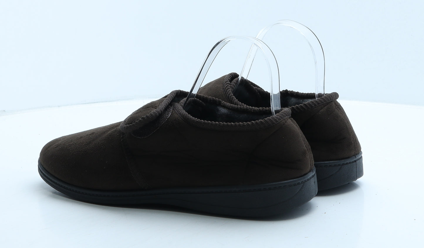 The Slipper company Mens Brown Suede Loafer Slipper UK 10 - House Slippers