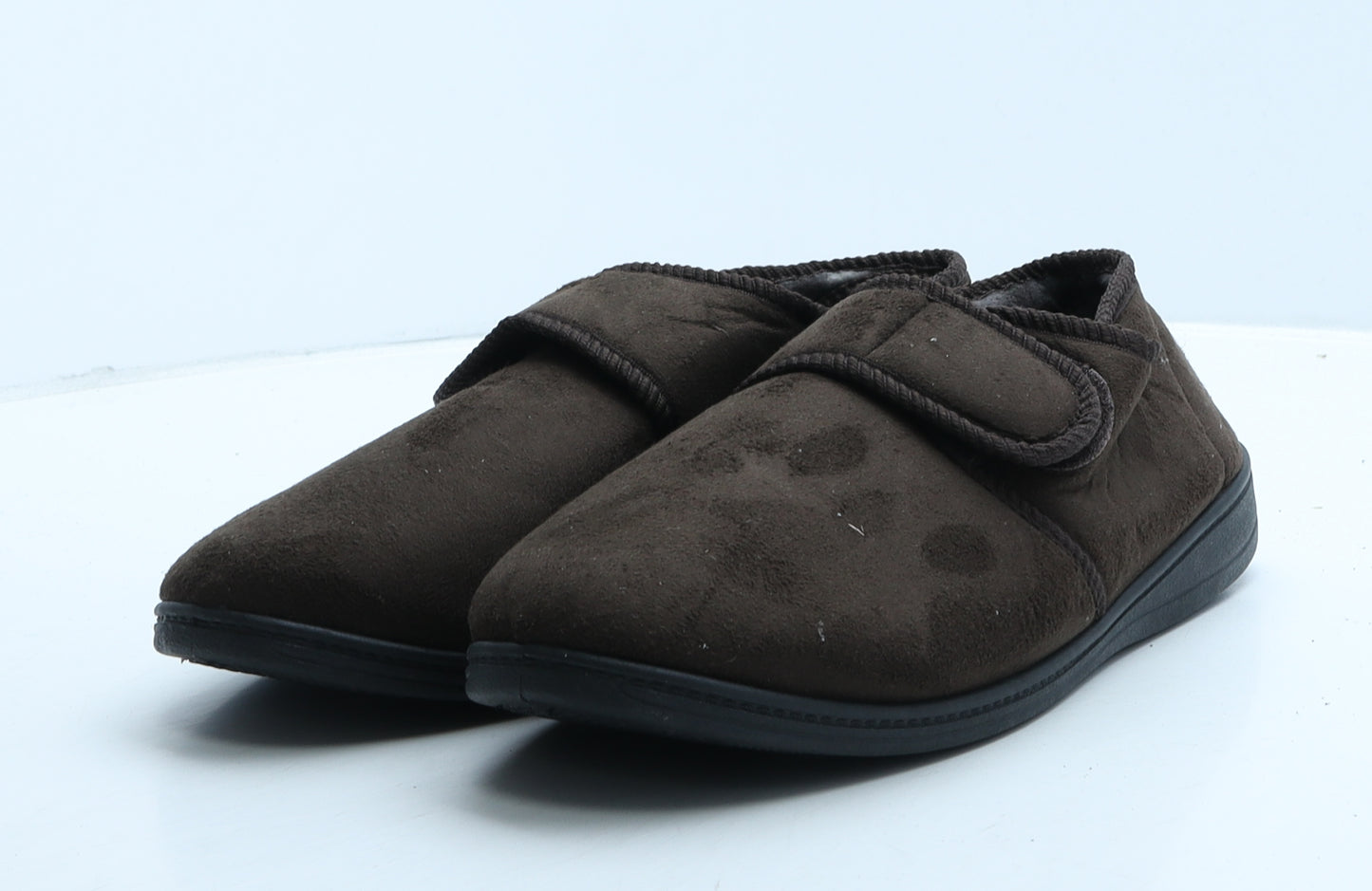 The Slipper company Mens Brown Suede Loafer Slipper UK 10 - House Slippers