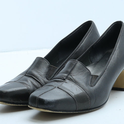 Preworn Womens Brown Leather Court Heel UK 4