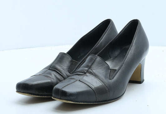 Preworn Womens Brown Leather Court Heel UK 4