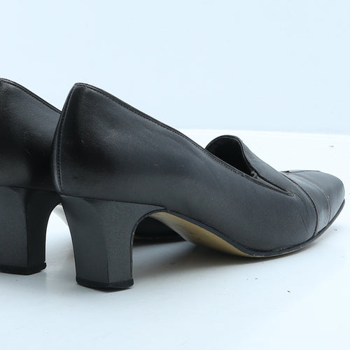 Preworn Womens Brown Leather Court Heel UK 4