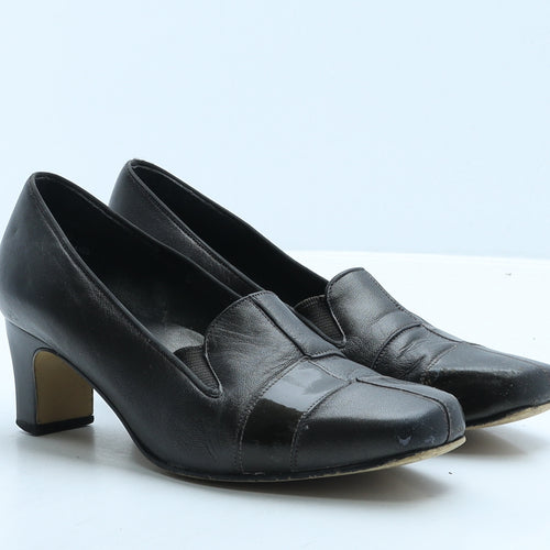 Preworn Womens Brown Leather Court Heel UK 4