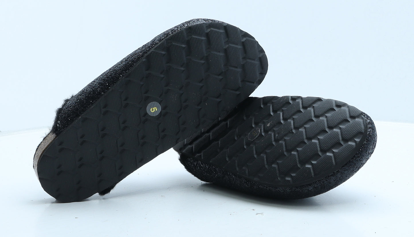 TU Womens Black Synthetic Slip On Slipper UK