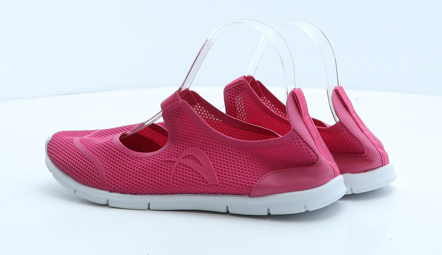 F&F Womens Pink Rubber Trainer UK 7 40
