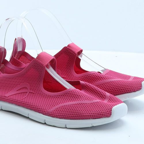 F&F Womens Pink Rubber Trainer UK 7 40