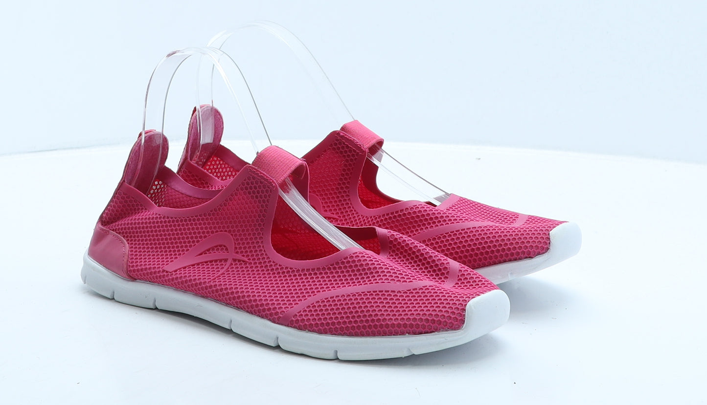 F&F Womens Pink Rubber Trainer UK 7 40