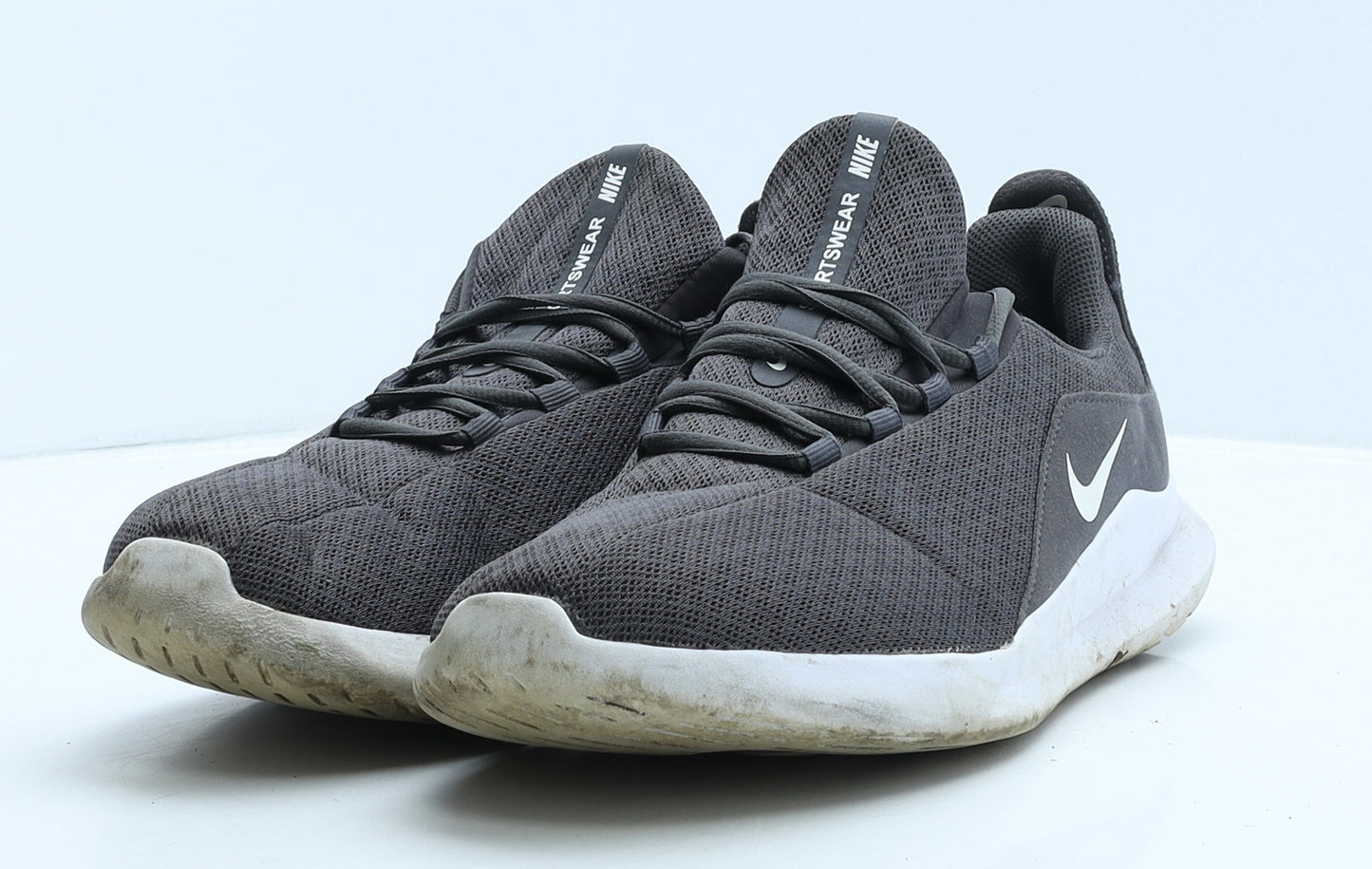 Nike Mens Grey Geometric Fabric Trainer UK 10 45