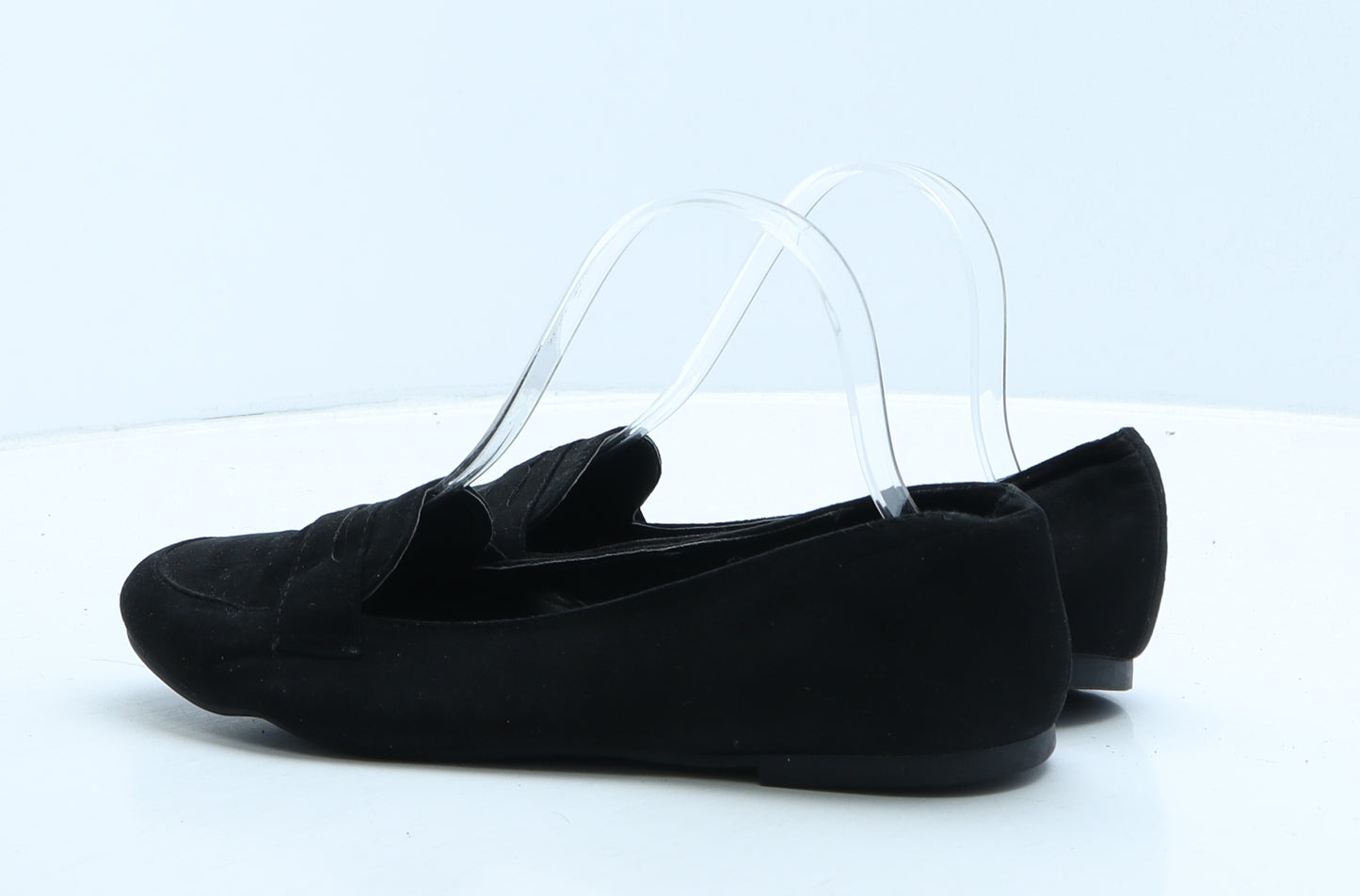 New Look Womens Black Suede Ballet Flat UK 6 39