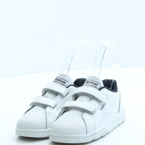 Reebok Boys White Leather Trainer UK 7 24