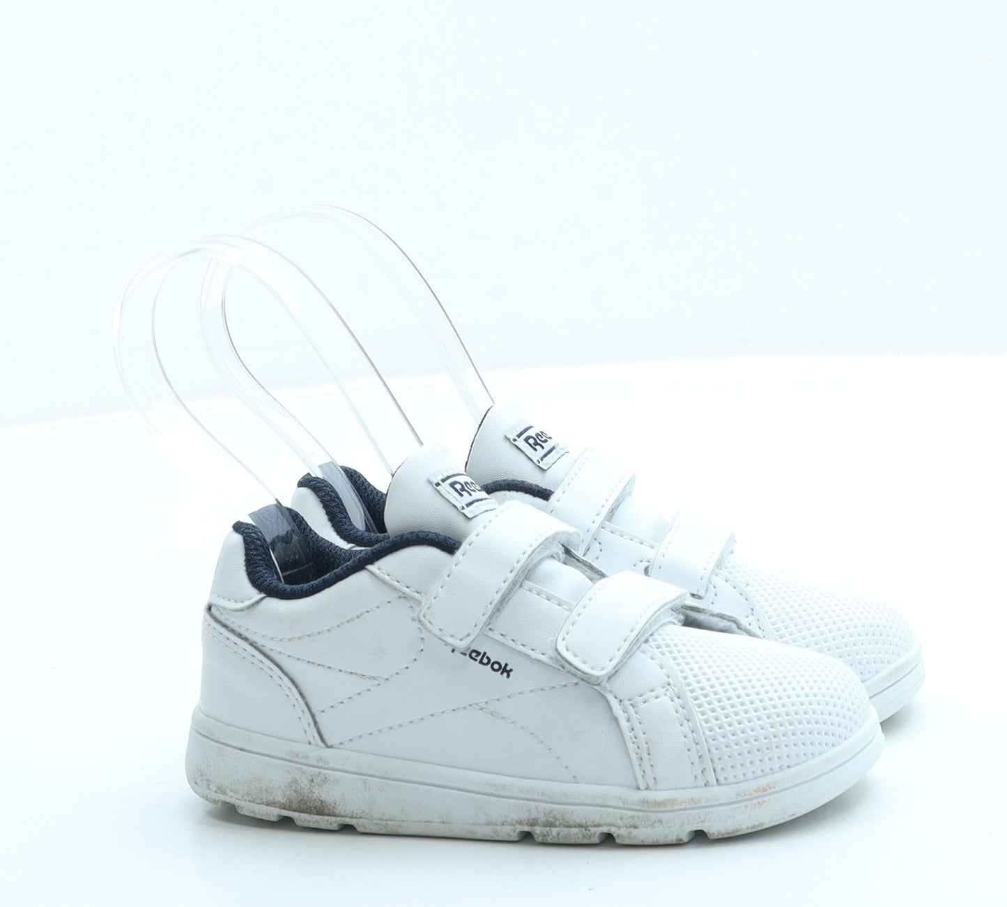 Reebok Boys White Leather Trainer UK 7 24