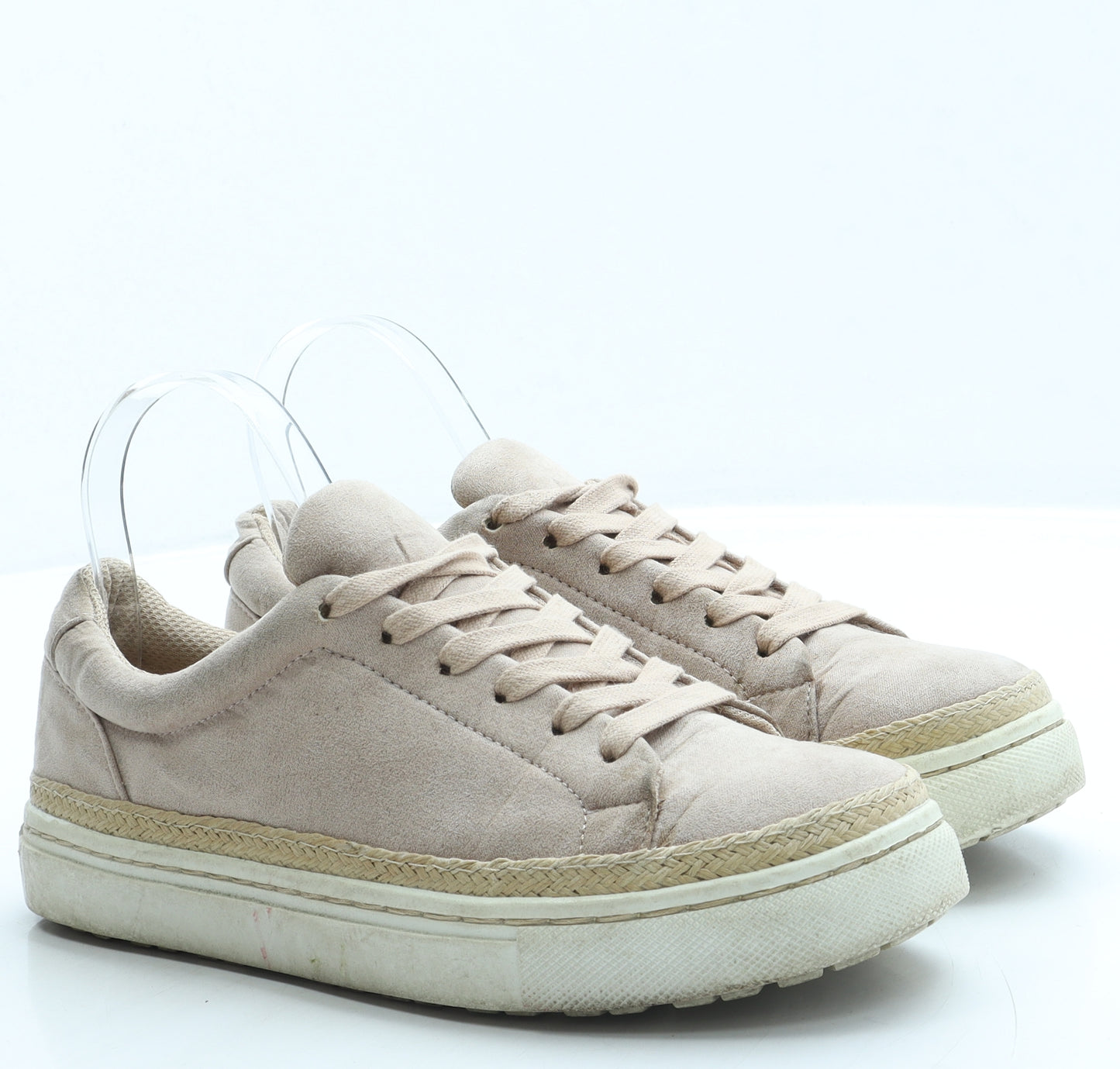 New Look Womens Pink Suede Trainer UK 6 39