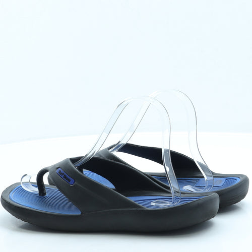 Surf State Mens Black Rubber Thong Sandal UK 8 42