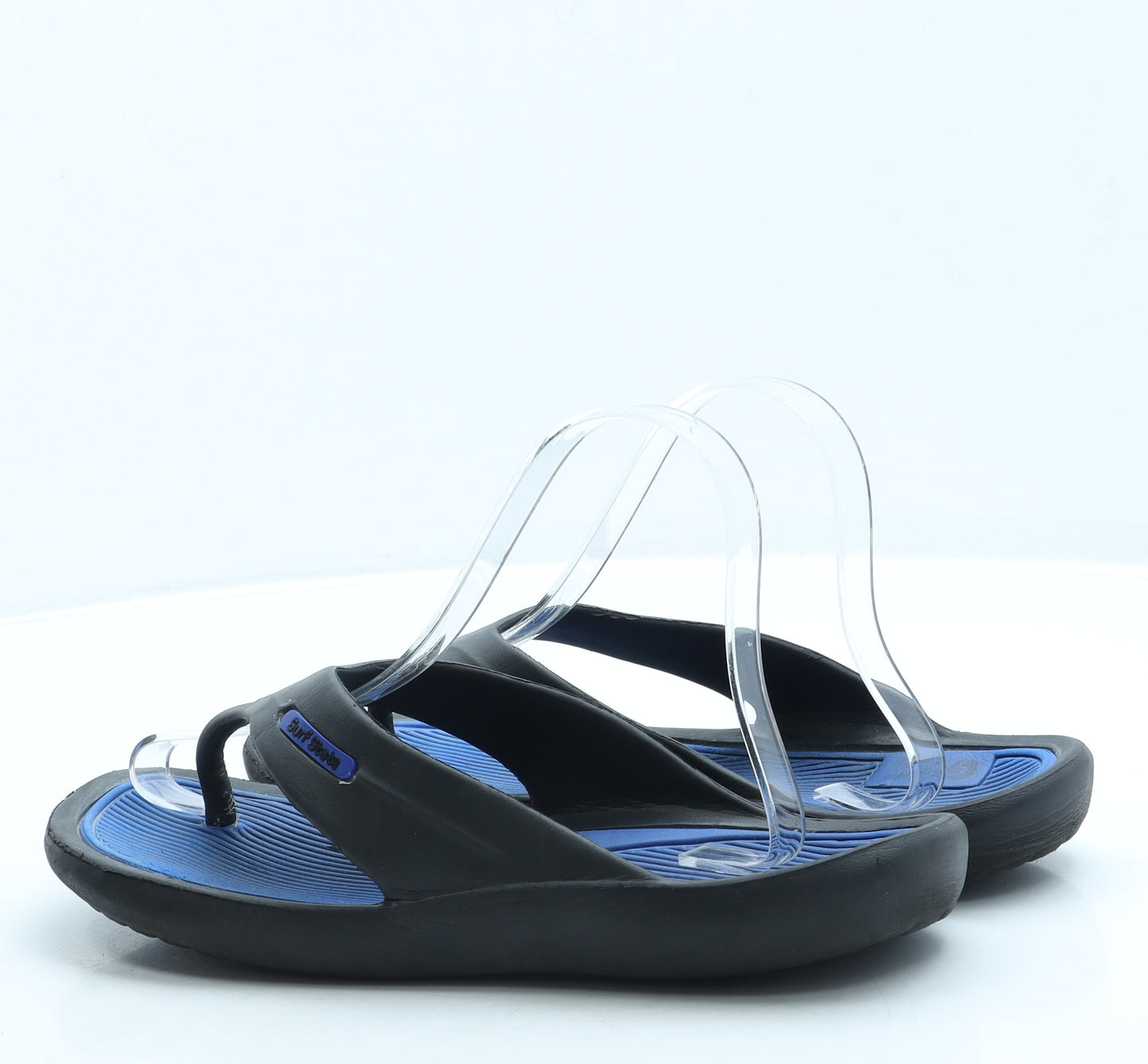 Surf State Mens Black Rubber Thong Sandal UK 8 42