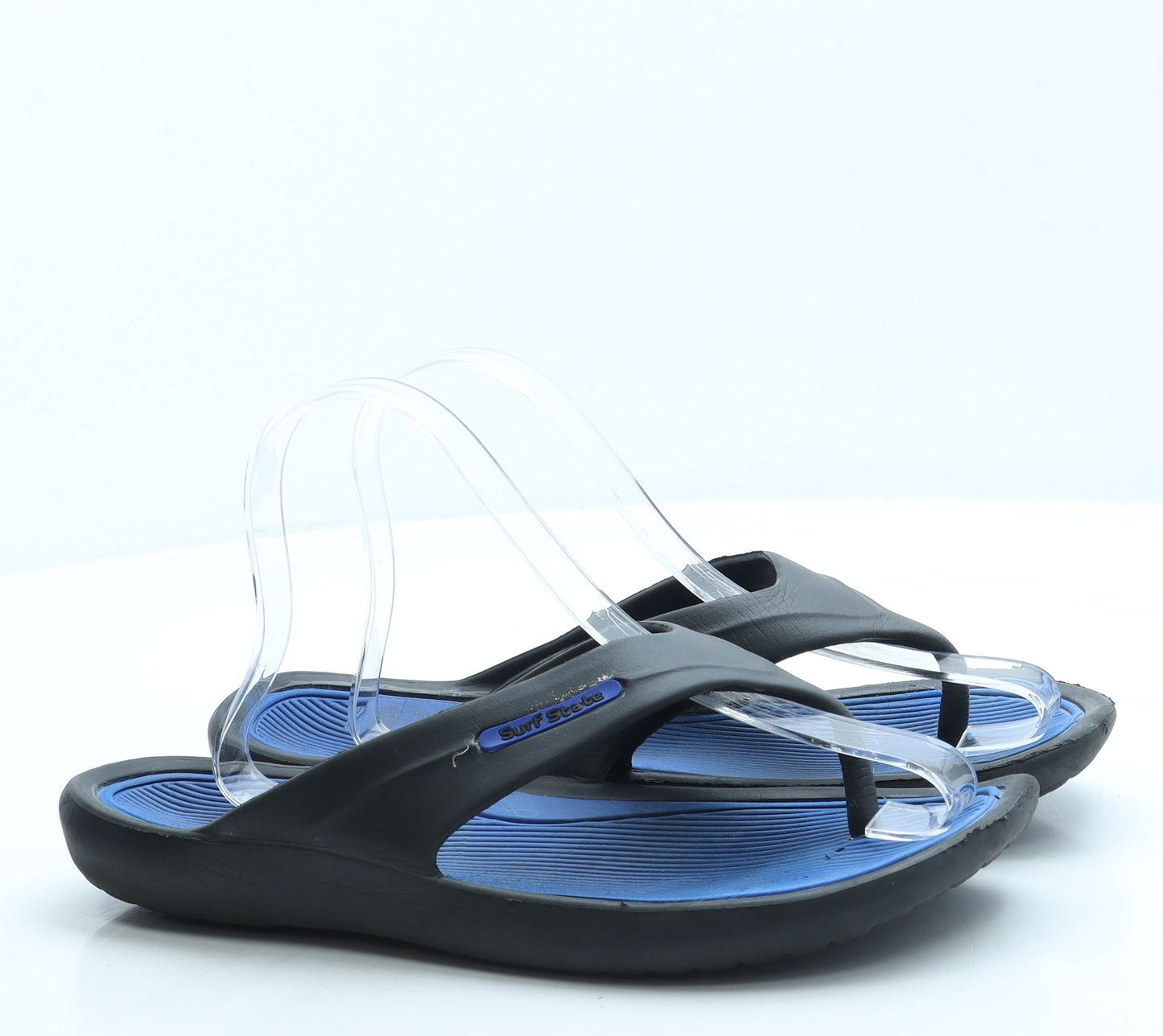 Surf State Mens Black Rubber Thong Sandal UK 8 42