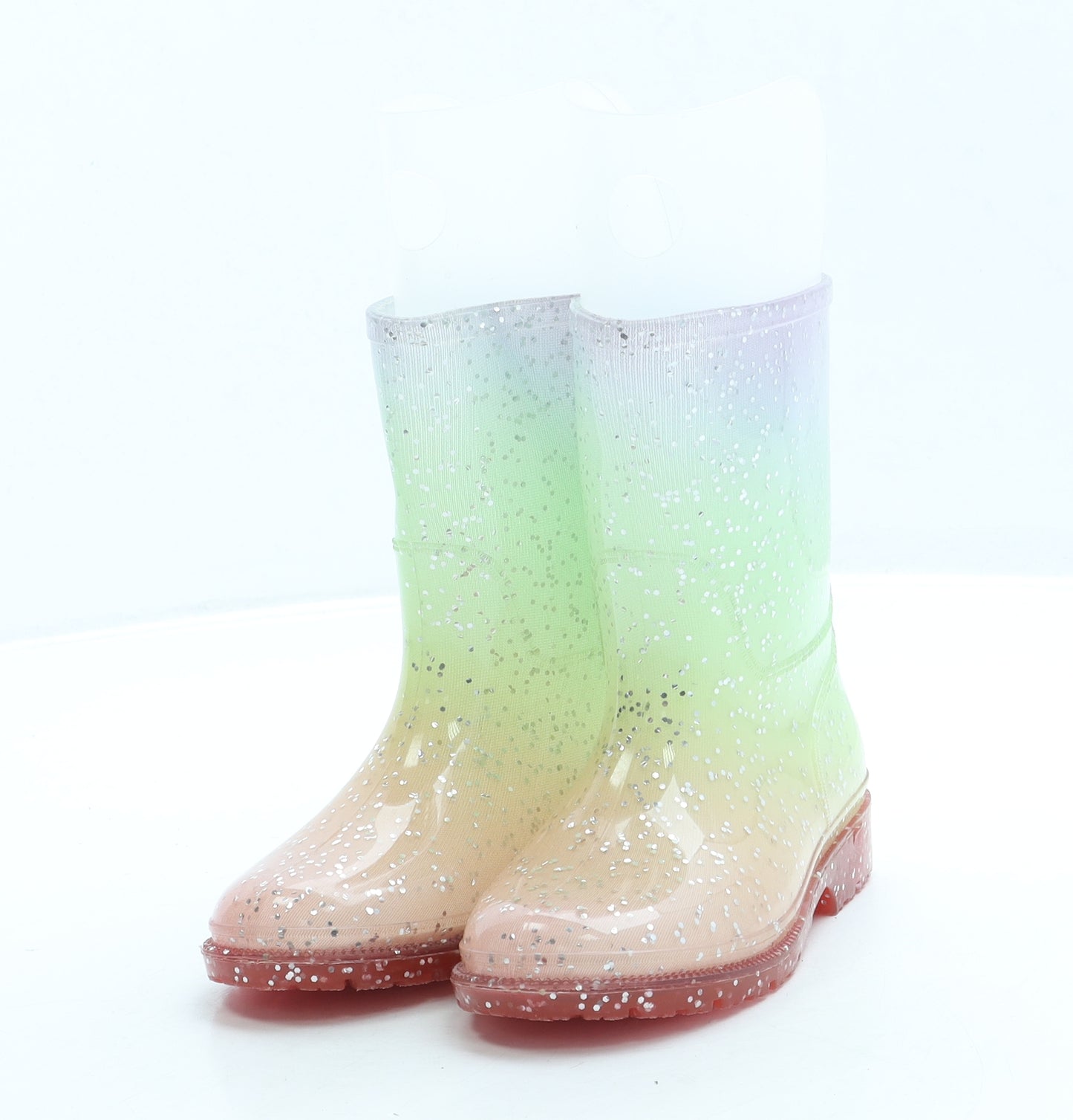 TU Girls Multicoloured Rubber Wellies Boot UK 7