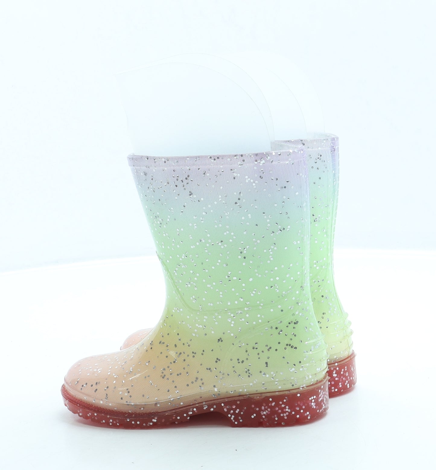TU Girls Multicoloured Rubber Wellies Boot UK 7