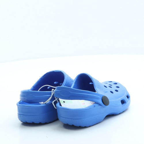 Hello Summer Boys Blue Rubber Clog Sandal UK 8 - Size 8-9