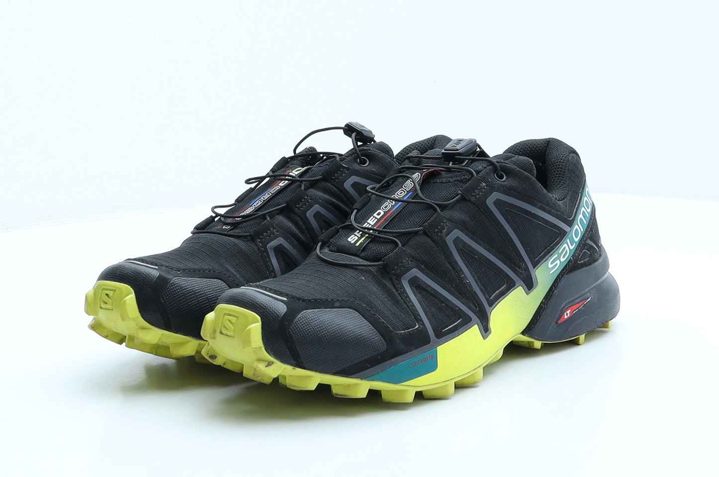 Salomon Mens Multicoloured Geometric Polyester Trainer UK 6.5 40 US 7 - Speed Cross 4