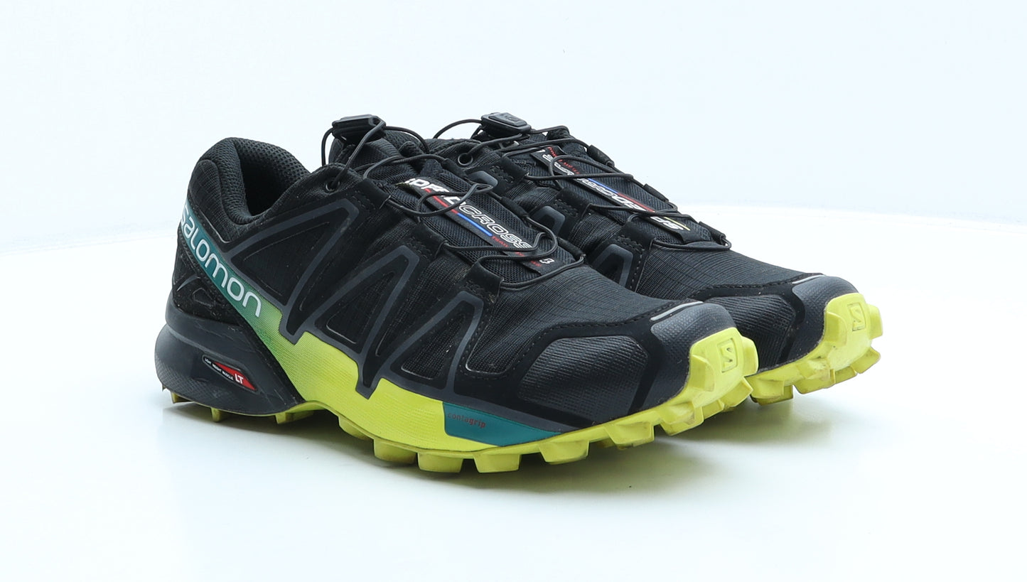 Salomon Mens Multicoloured Geometric Polyester Trainer UK 6.5 40 US 7 - Speed Cross 4