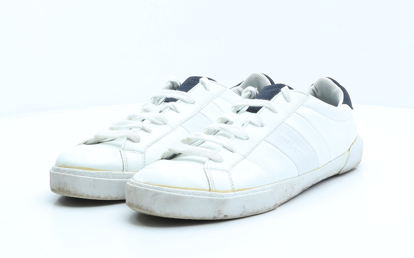 Superdry Mens White Polyester Trainer UK 11