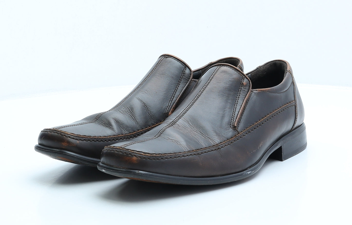 NEXT Mens Brown Leather Loafer Casual UK 9 43