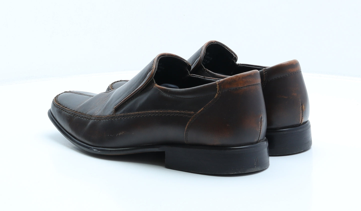 NEXT Mens Brown Leather Loafer Casual UK 9 43
