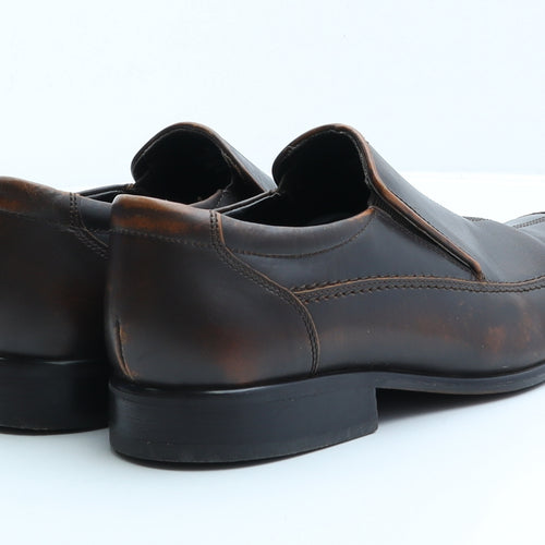 NEXT Mens Brown Leather Loafer Casual UK 9 43
