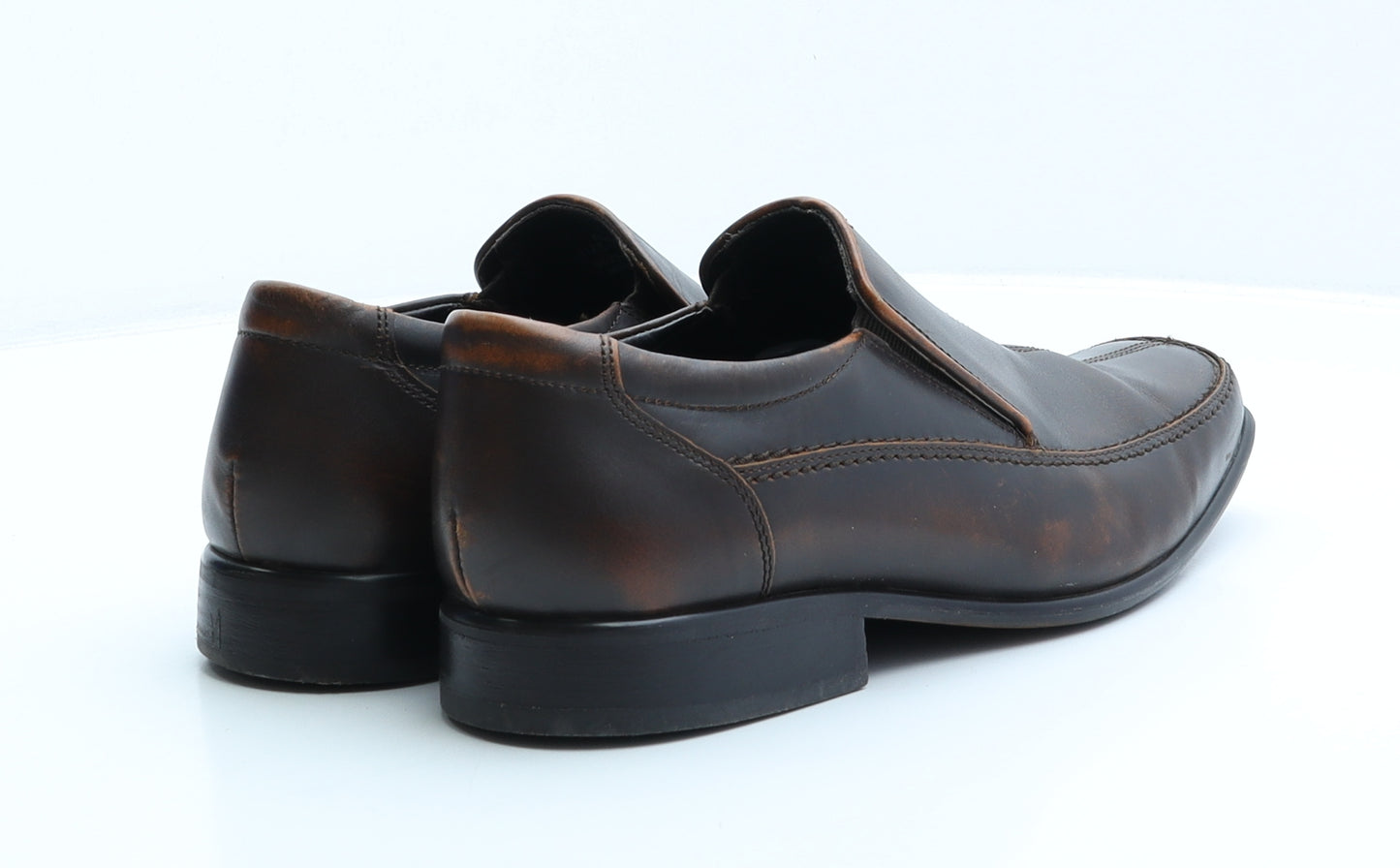 NEXT Mens Brown Leather Loafer Casual UK 9 43