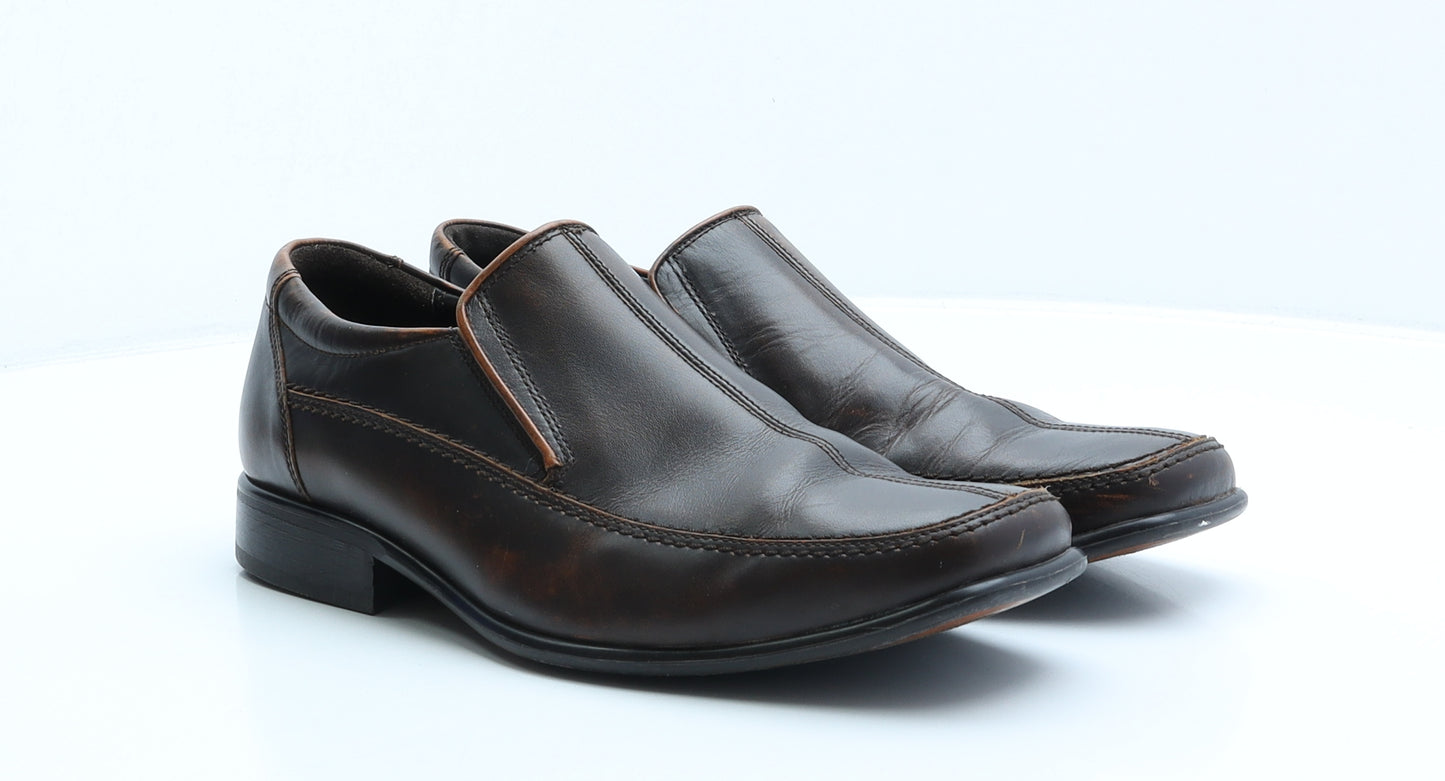 NEXT Mens Brown Leather Loafer Casual UK 9 43