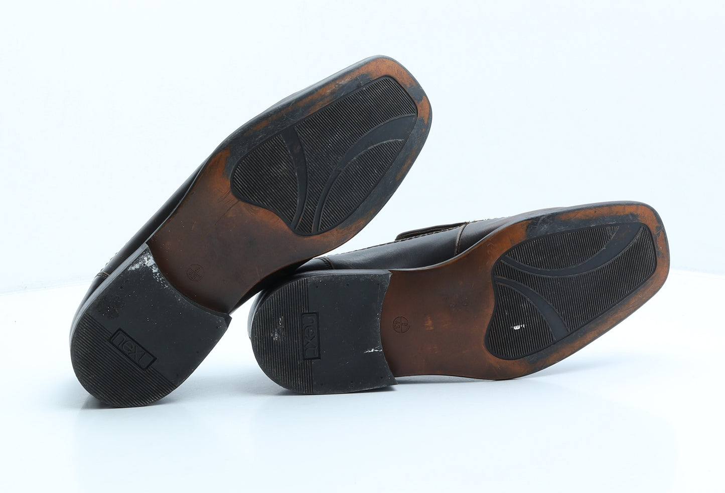 NEXT Mens Brown Leather Loafer Casual UK 9 43